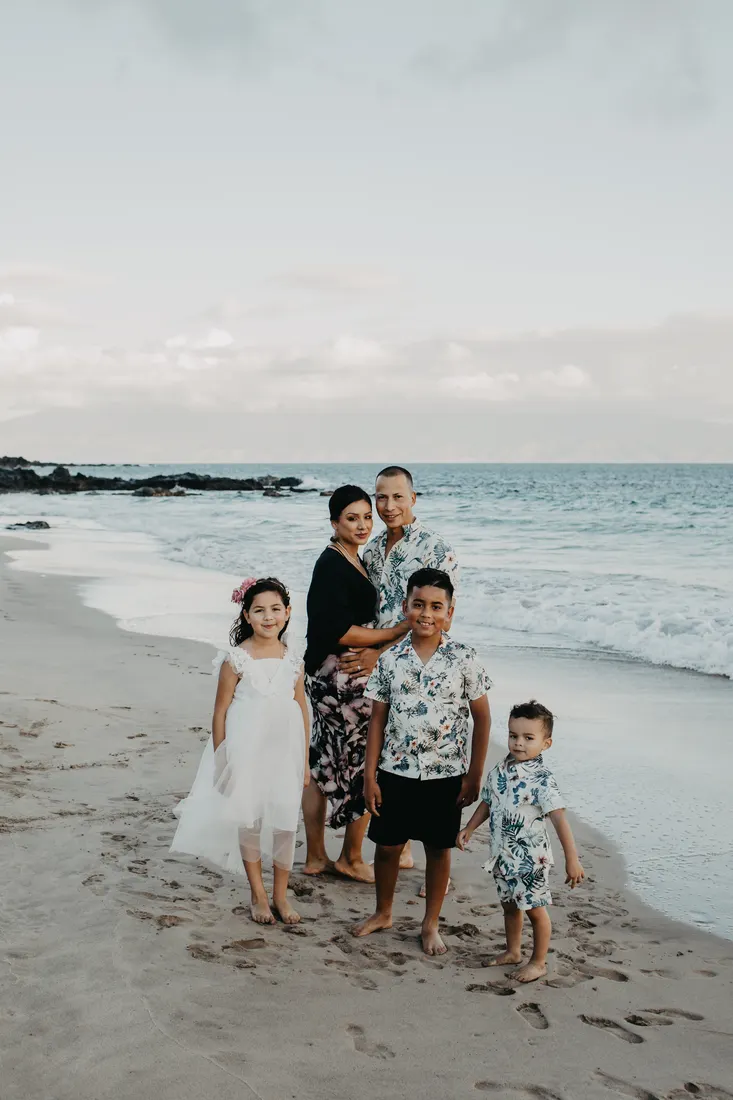 Couple in their wedding attire on Maui, day-after session by Jessie Hawaii Photography