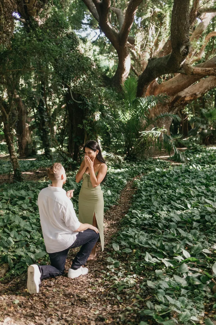 Maui proposal and engagement photo by Jessie Hawaii Photography