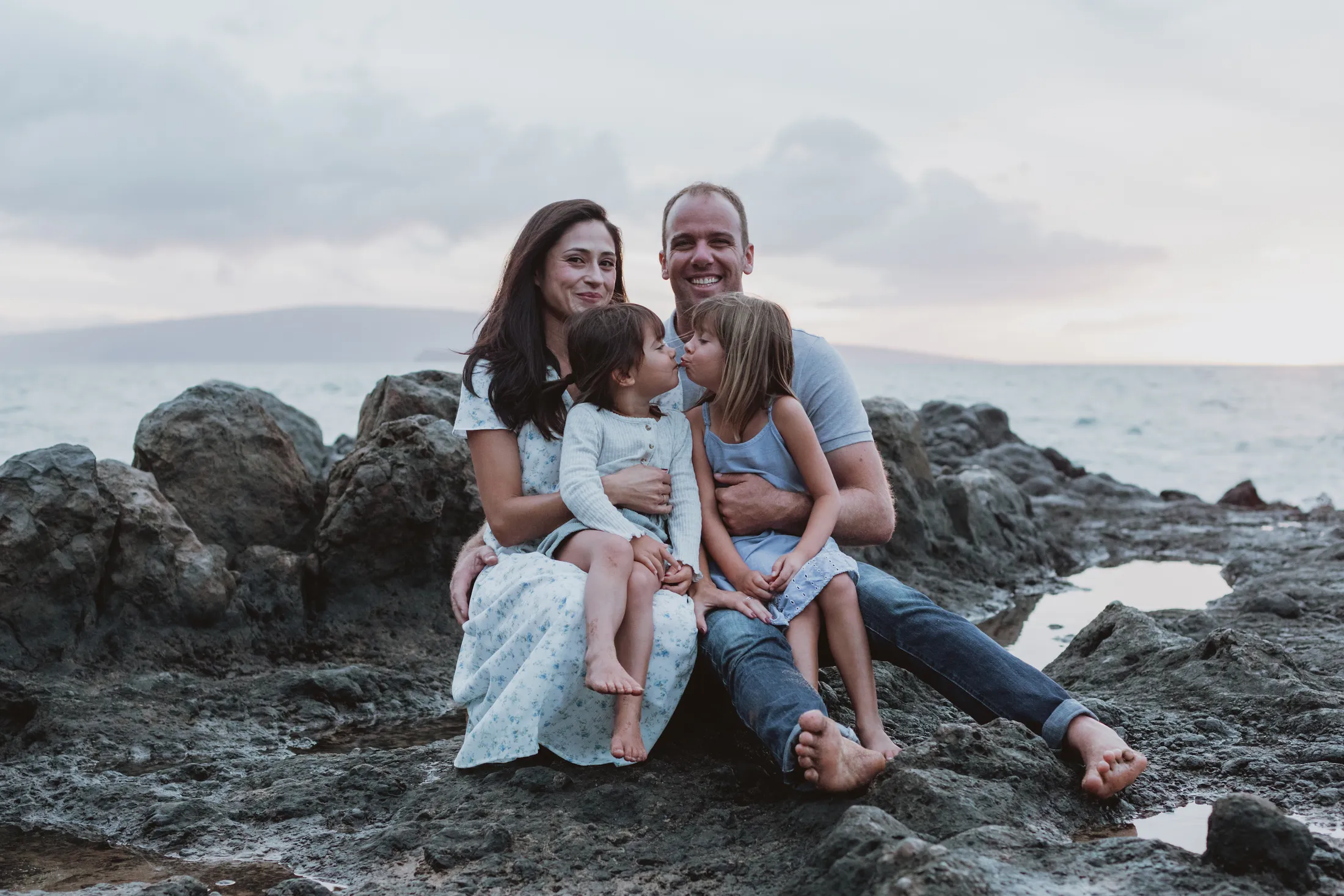 Family photographed on Maui by Jessie Hawaii Photography