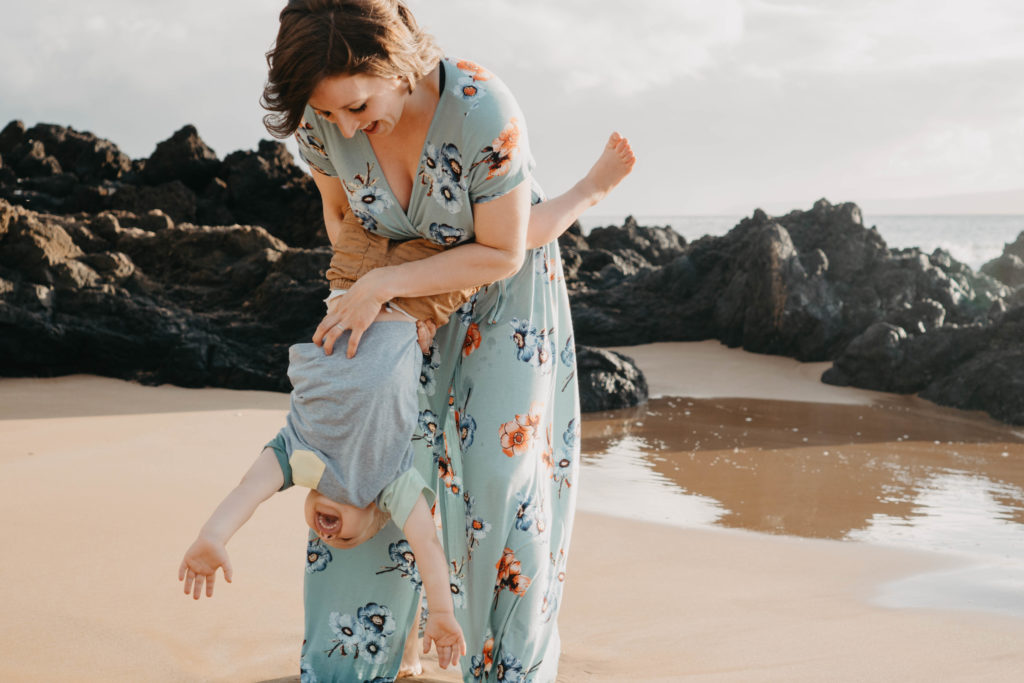 maui family photographer, family session, sun and sea photography