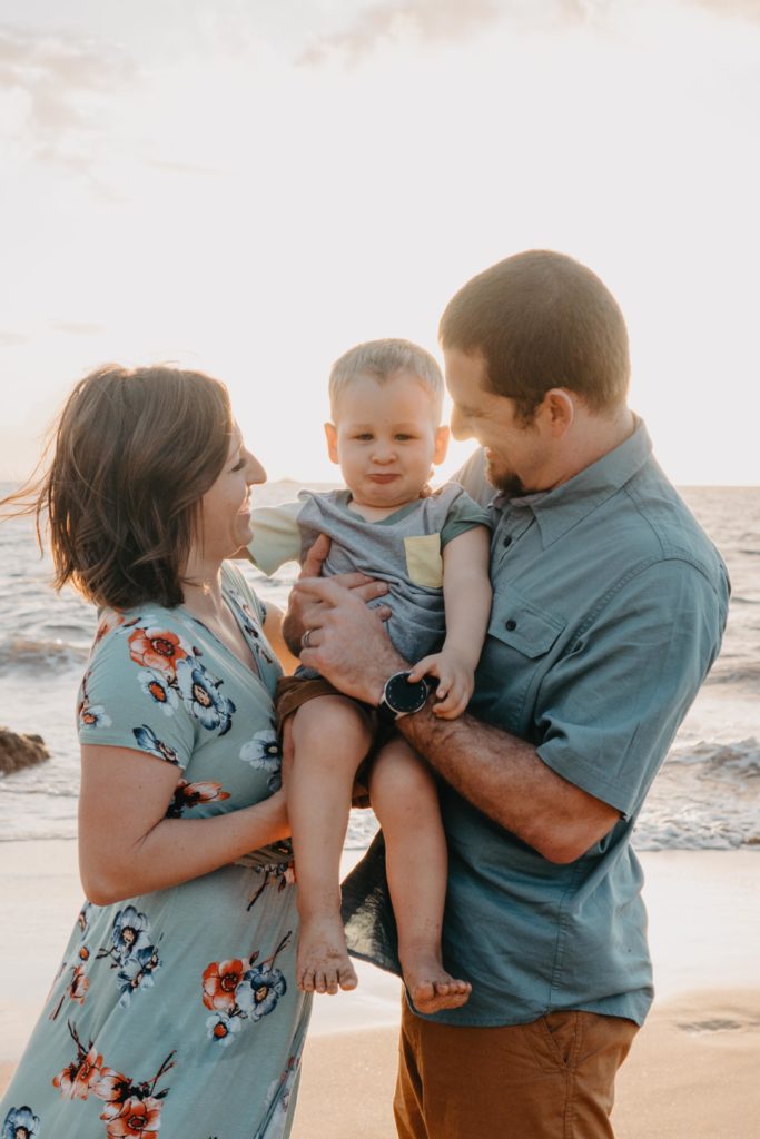 maui family photographer, family session, sun and sea photography