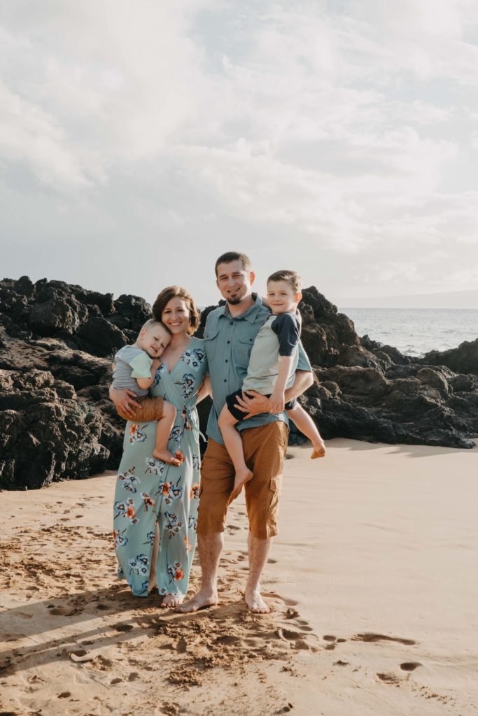 maui family photographer, family session, sun and sea photography
