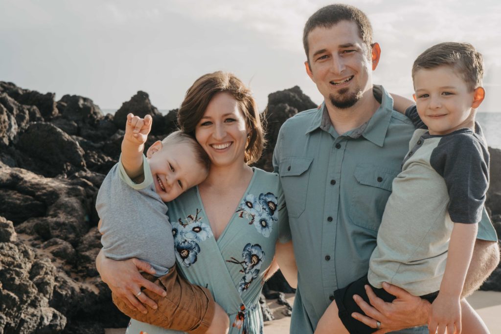 maui family photographer, family session, sun and sea photography